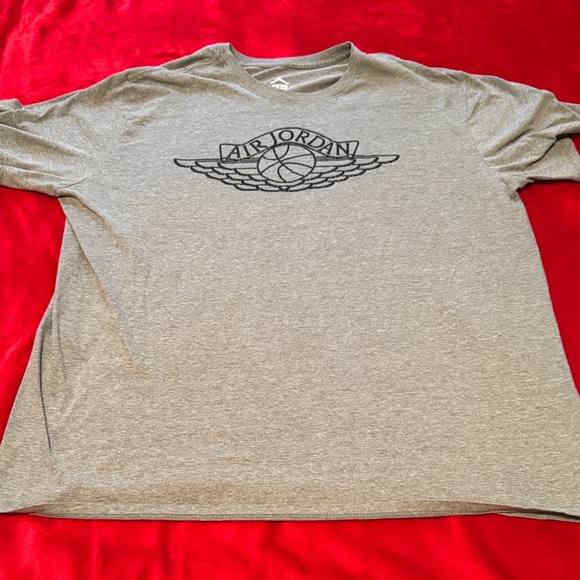 Jordan Air Gray Men's Tee - Picture 1 of 3